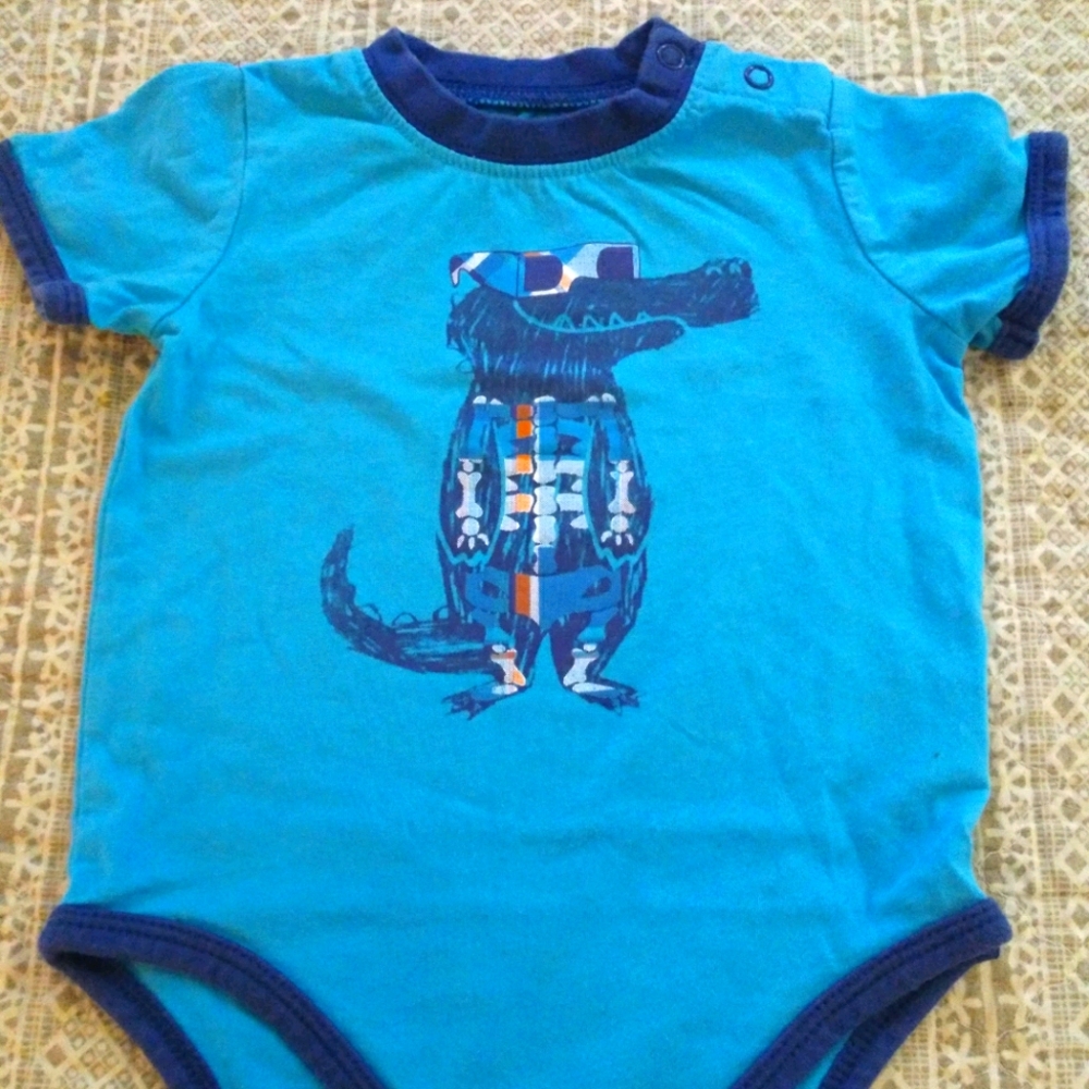 Alligator onesie